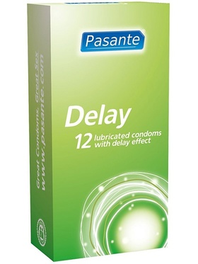 Pasante Delay: Condoms, 12-pack