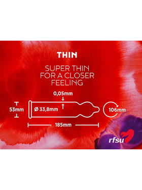 RFSU Thin: Condoms, 10-pack