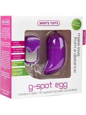 Shots Toys: G-Spot Egg, medium, purple