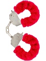 Furry Fun Cuffs, red 