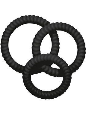 You2Toys: Lust 3 Cockrings, black, 3-pack 