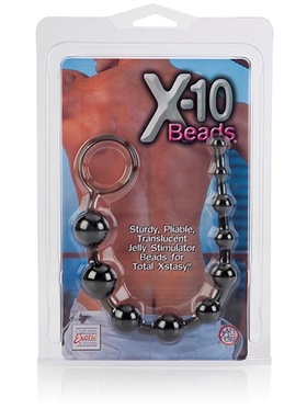 California Exotic: X-10 Beads, black 