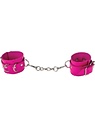 Leather Cuffs, pink