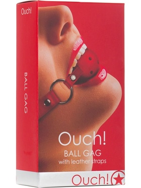 Ouch!: Ball Gag, red
