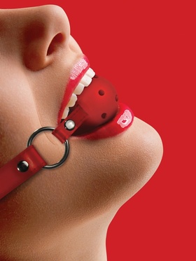 Ouch!: Ball Gag, red