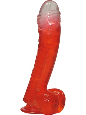 Jolly Buttcock: Dildo with Suctioncup, red 