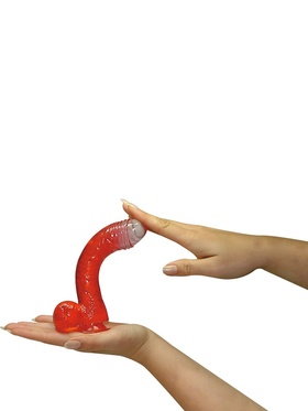 Jolly Buttcock: Dildo with Suctioncup, red 