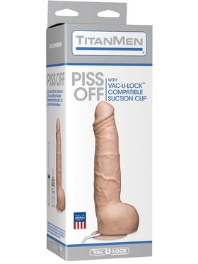 TitanMen: Piss Off Dildo, 27 cm, light