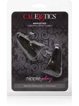 California Exotic: Nipplettes, Vibrating Nipple Clamps, black 