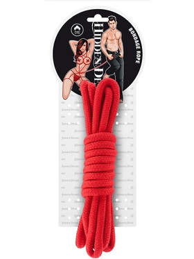 Hidden Desire: Bondage Rope, 3m, red 
