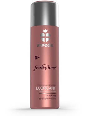 Swede Fruity Love: Sparkling Strawberry Wine, Lubricant, 50 ml