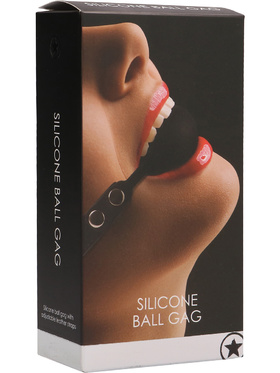 Ouch!: Silicone Ball Gag, black 