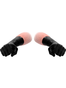 Fistit: Latex Short Gloves, black