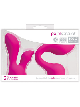 Palm Power: Palm Sensual, 2 Silicone Massager Heads 