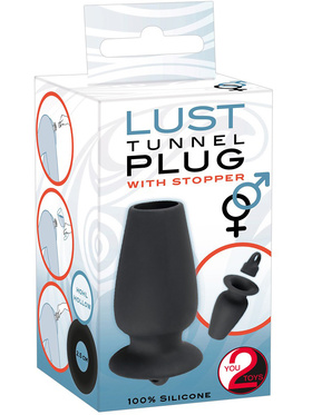 You2Toys: Lust Tunnel Plug with Stopper 