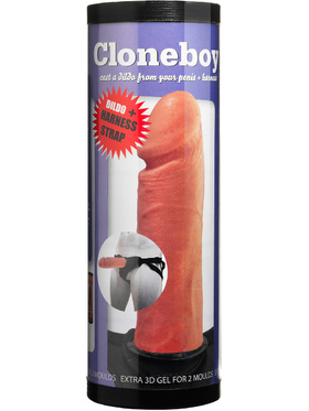Cloneboy: Dildo + Harness Strap, Peniscast