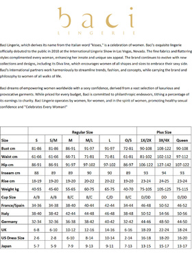 Baci: Crotchless Bodystocking, One Size 