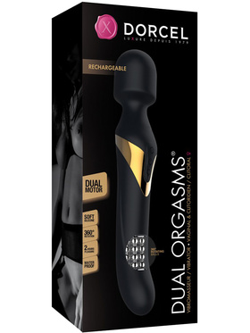 Marc Dorcel: Dual Orgasms Vibrator, black & gold