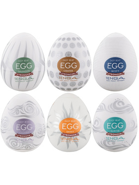 Tenga: Easy Beat Egg, Hard Boiled Package, 6-pack 