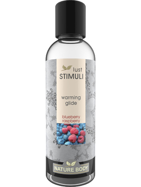 Nature Body: Lust Stimuli, Warming Glide, Blueberry Raspberry, 100 ml 
