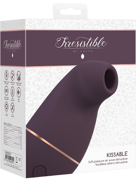 Irresistible: Kissable, purple 