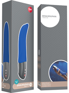 Fun Factory: Diva Dolphin, Vibrator, blue