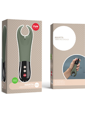 Fun Factory: Manta, Vibrating Stroker, green