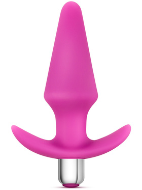 Luxe: Discover, Vibrating Silicone Anal Plug, pink