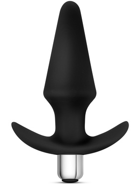 Luxe: Discover, Vibrating Silicone Anal Plug, black 