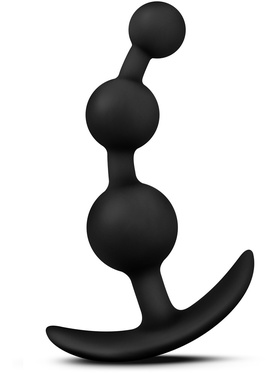 Luxe: Be Me 3, Silicone Anal Beads, black