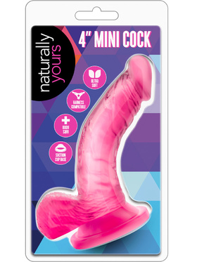  Blush: Naturally Yours, 4 inch Mini Cock, pink