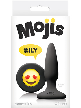 NSNovelties: Mojis Plug ILY, Mini, black