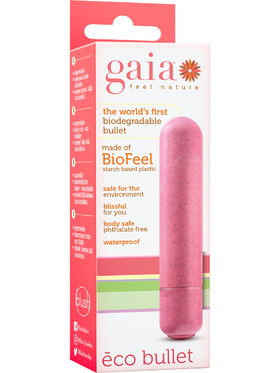 Gaia: Eco Bullet Vibrator, pink