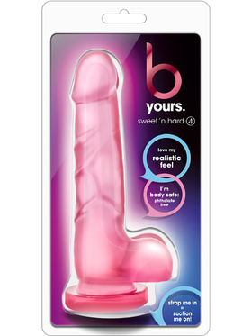 B Yours: Sweet 'n Hard 4 Dildo, 19 cm, pink