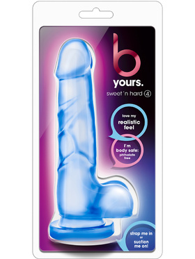 B Yours: Sweet 'n Hard 4 Dildo, 19 cm, blue 