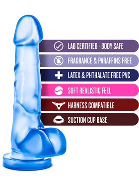 B Yours: Sweet 'n Hard 4 Dildo, 19 cm, blue 