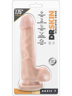Dr. Skin: Basic 7 Realistic Cock, 20 cm, light 