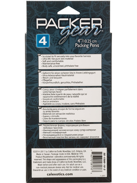 California Exotic: Packing Penis, 10.25 cm, dark