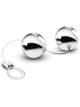 B Yours: Bonne Beads, Weighted Kegel Balls, silver 