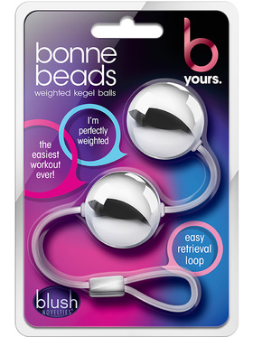 B Yours: Bonne Beads, Weighted Kegel Balls, silver 