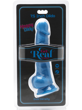 Toy Joy: Get Real, Happy Dicks Dildo, 20 cm, blue