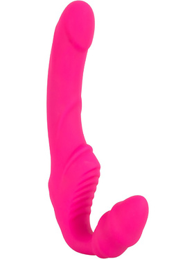 You2Toys: Vibrating Strapless Strap-On, Double Teaser, pink