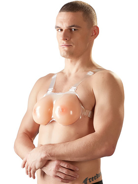 Cotelli Collection: Strap-On Silicone Breasts, 1200g