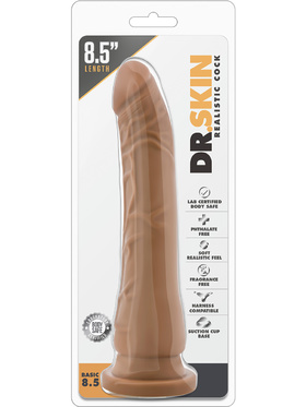 Dr. Skin: Basic 8.5 Realistic Cock, 23 cm, dark 