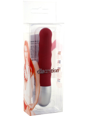 SevenCreations: Discretion Ribbed, Minivibrator, red