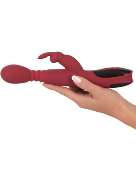You2Toys: Silicone Rabbit Vibrator, red