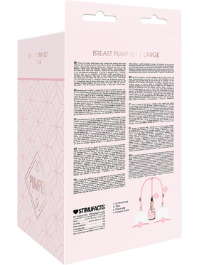 Pumped: Breast Pump Set, large, pink