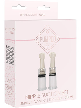 Pumped: Nipple Suction Set, small, transparent