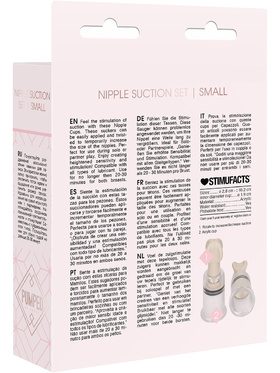 Pumped: Nipple Suction Set, small, transparent