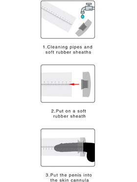 Pumped: Silicone Pump Sleeve, medium, black